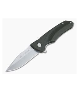 Buck Sprint Select Green GFN Stonewash Blade Bearings Flipper 840GRS - BU-0840GRS 1