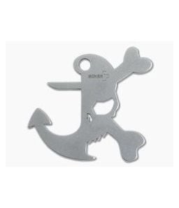 Boker Plus Scurvy Dog Stainless Steel Key Chain Bottle Opener Tool 09BO911 - BO-09BO911 1