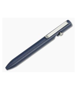 Tactile Turn Short Bolt Action Pen Tecaform Blue - TT-10-BA2-TEC-TTM 1