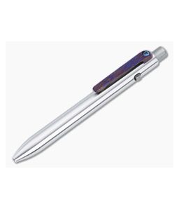 Tactile Turn Mini Side Click Pen Titanium TiMascus Clip - TT-10-SC3-TTM-DAM 1