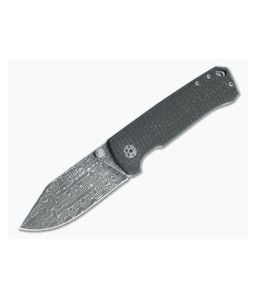 Boker Solingen Tiger Tank Damascus Jute Micarta Frame Lock Folder 111103DAM - BO-111103DAM 1