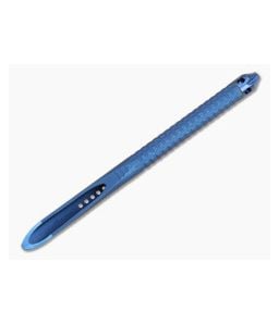 Microtech TAC-P Mini Antique Blue Titanium Marfione Select Signature Series Kubaton (6.05" Overall) 112M-MS1 - MT-112M-MS1 1