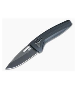 SOG One-Zero XR Lock Folder Black Aluminum Handle Black TiNi S35VN Drop Point 12-73-03-57 - SOG-12-73-03-57 1