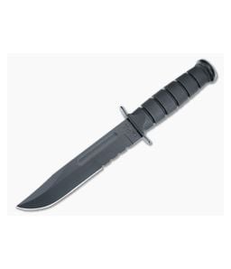 Kabar USMC Fighting Utility Knife Black Serrated Composite Sheath 1214 - KA-1214 1