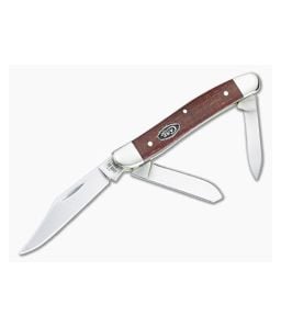 Case Medium Stockman Red Burlap Micarta 12272 - CA-12272 1