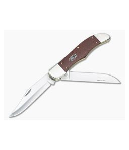Case Large Folding Hunter Red Burlap Micarta 12274 - CA-12274 1
