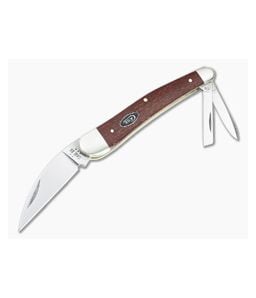 Case Seahorse Whittler Red Burlap Micarta 12276 - CA-12276 1