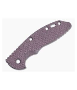 Hinderer Knives Skinny XM-18 3.5" Handle Scale Textured Burgundy Micarta 1242 - HK-1242 1