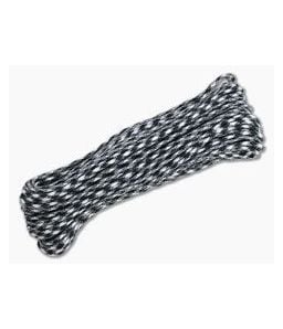550 Paracord Black and White 100 Feet - AC-132 1
