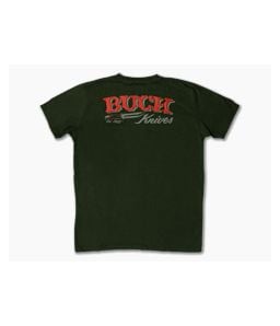 Buck Knives Western Tee Green T-Shirt | Large - BU-13461-LRG 1