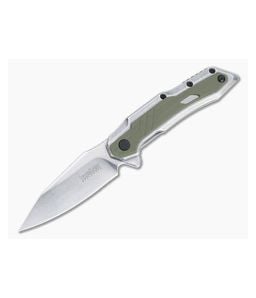 Kershaw Salvage Reverse Tanto Olive GFN Assisted Frame Lock Flipper 1369 - KS-1369 1