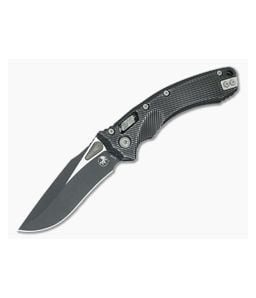 Microtech Amphibian RAM-LOK S/E Fluted Distressed Black Apocalyptic - MT-137RL-1FLDBK 1