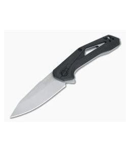 Kershaw Airlock Stonewashed Reverse Tanto Black GFN Assisted Liner Lock Flipper 1385 - KS-1385 1