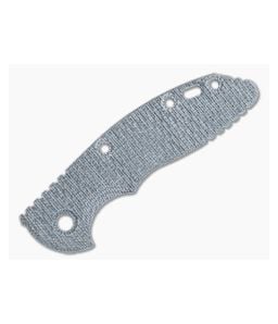 Hinderer Knives XM-18 3" Textured Black Canvas Micarta Handle Scale 1407 - HK-1407 1