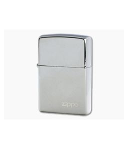 Zippo Windproof Lighter Black Ice Chrome Finish with Logo - ZI-150ZL 1