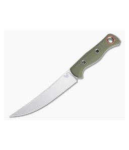Benchmade Meatcrafter OD Green G10 6" S45VN Fixed Knife 15500-3 - BM-15500-3 1