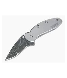Kershaw Chive Damascus Assisted Flipper - KS-1600DAM 1