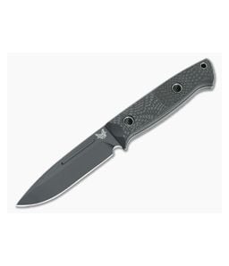Benchmade 163BK Bushcrafter Black CruWear Carbon Fiber - BM-163BK 1