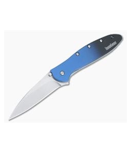 Kershaw Leek MagnaCut Blue/Black Gradient Stonewash Blade 1660GBLU - KS-1660GBLU 1