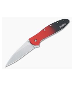 Kershaw Leek MagnaCut Red/Black Gradient Stonewash Blade 1660GRD - KS-1660GRD 1