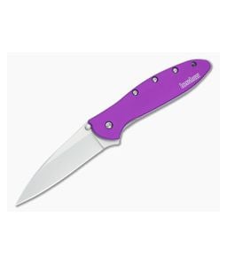 Kershaw Leek Purple Assisted Flipper 1660PUR - KS-1660PUR 1