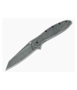 Kershaw Random Leek BlackWash Reverse Tanto 1660RBW - KS-1660RBW 1