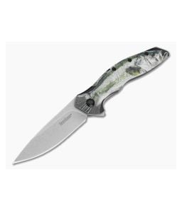 Kershaw Shoreline Bass Stonewash Assisted Flipper - KS-1845BASS 1