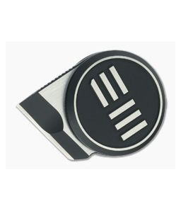 WE Knives Quark Ostap Hel Chisel M390 Silver/Black Pendant Neck Knife WE20021-2 - WE-WE20021-2 1