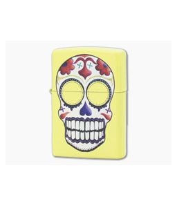 Zippo Windproof Lighter Day of the Dead Yellow - ZI-24894 1