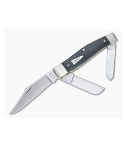 Case Large Stockman Smooth Black Micarta Slip Joint Folder 27732 - CA-27732 1