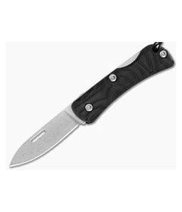 Maratac Snap Pea Precision Black FRN 4034SS Lockback Keychain Folding Knife (1.56") - MAR-296 1