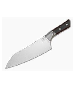Microtech Chef's Knife Black Cherry G10 Titanium Bolster Stonewash - MT-3000B-10BC 1