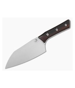 Microtech Santoku 6" Black Cherry G10 M390MK Stonewash Kitchen Knife (6" Blade) 3200-10BC - MT-3200-10BC 1