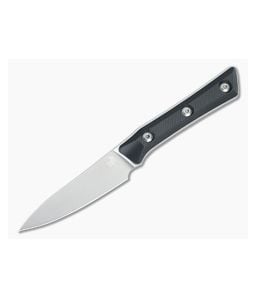 Microtech Paring Knife Black G10 Stonewash - MT-3500-10BK 1