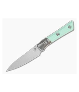 Microtech Paring Knife Caribbean Blue G10 Titanium Bolster Stonewash - MT-3500B-10CA 1
