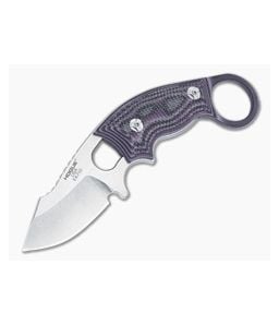 Hogue EX-F03 Clip Point Purple G-Mascus Fixed Blade 35328 - HO-35338 1