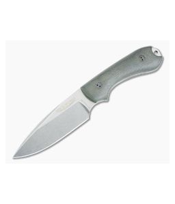 Bradford Guardian3 False Edge HH Magnacut 3D OD Green Micarta - BK-3FE-102-MCHH 1