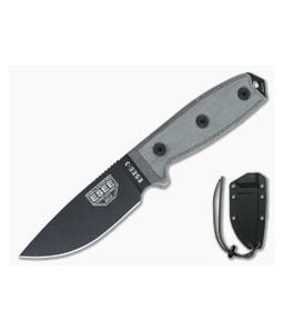 ESEE 3P Black Plain Edge Black Sheath - ESEE-3P-B 1