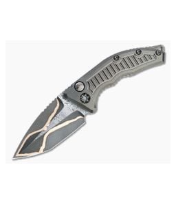 Heretic Custom Medusa Bakers Forge Damascus Tanto - CU-4729 1