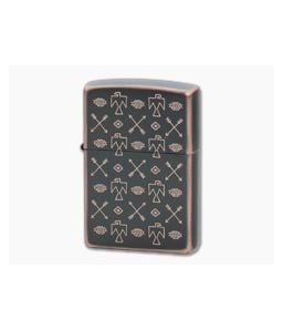 Zippo Windproof Lighter Indian Pattern 48543 - ZI-48543 1