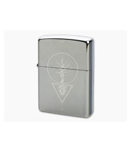 Zippo Windproof Lighter Heart Of Tree Design Black Ice 49687 - ZI-49687 1