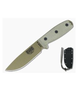 ESEE 4 Plain Edge with MOLLE Back Dark Earth Blade - ESEE-4P-MB-DE 1