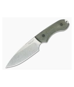 Bradford Guardian4 Sabre Grind Magnacut 3D OD Green Micarta - BK-4S-102-MC 1