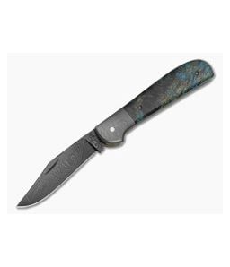 Chuck Hawes Custom Copperhead Black Ash and Damascus - CU-5283 1