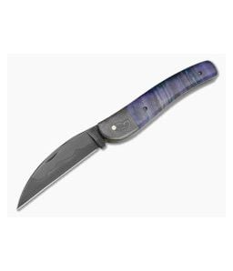 Chuck Hawes Custom Seahorse Whittler Purple Maple W2 Hamon - CU-5293 1