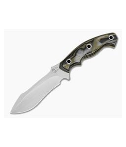 Mike Irie Custom UC-1 Camo Green G10 CPM-154 Harpoon Spear Point Fixed Blade Knife (4.25") - CU-5301 1