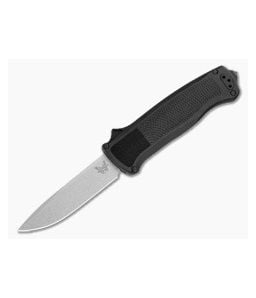 Benchmade 5371-04 Shootout Drop Point Black Grivory S30V Stonewashed OTF Automatic Knife (3.49" Blade) - BM-5371-04 1