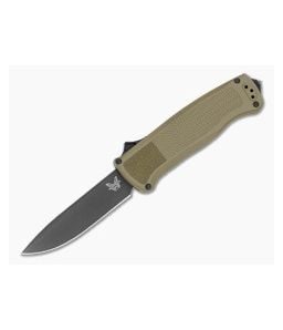 Benchmade 5371BK-03 Shootout Drop Point Ranger Green Grivory S30V Black DLC OTF Automatic Knife (3.49" Blade) - BM-5371BK-03 1