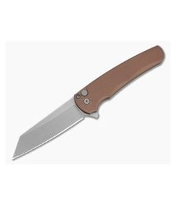Protech Malibu Flipper FDE Handle Stonewash Reverse Tanto - PT-5401-FDE 1
