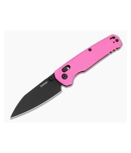 Kershaw Bel Air Pink Aluminum Reverse Tanto MagnaCut Black PVD Folding Knife (3.10" Blade) 6105PINK - KS-6105PINK 1